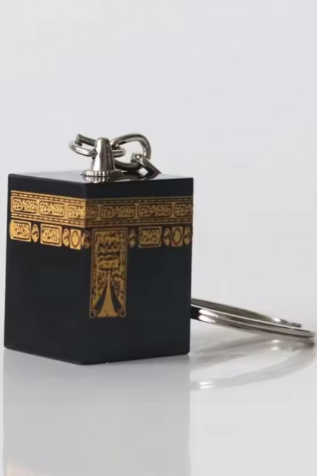 Hantverksnyckelring i Kaaba-kristall med presentask - Perfekt för Ramadan och Eid-Porte clé islamique-Safwa Boutique