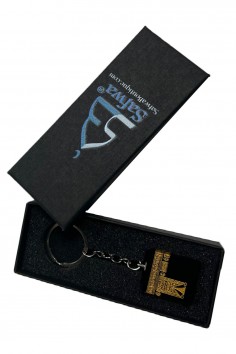 Hantverksnyckelring i Kaaba-kristall med presentask -... 2