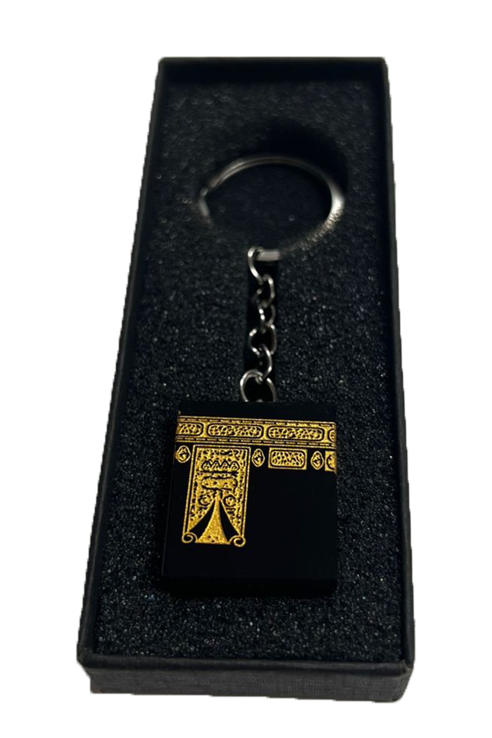 Hantverksnyckelring i Kaaba-kristall med presentask - Perfekt för Ramadan och Eid-Porte clé islamique-Safwa Boutique