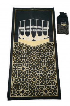 Tapete de oração muçulmano portátil com saco de tecido... 2