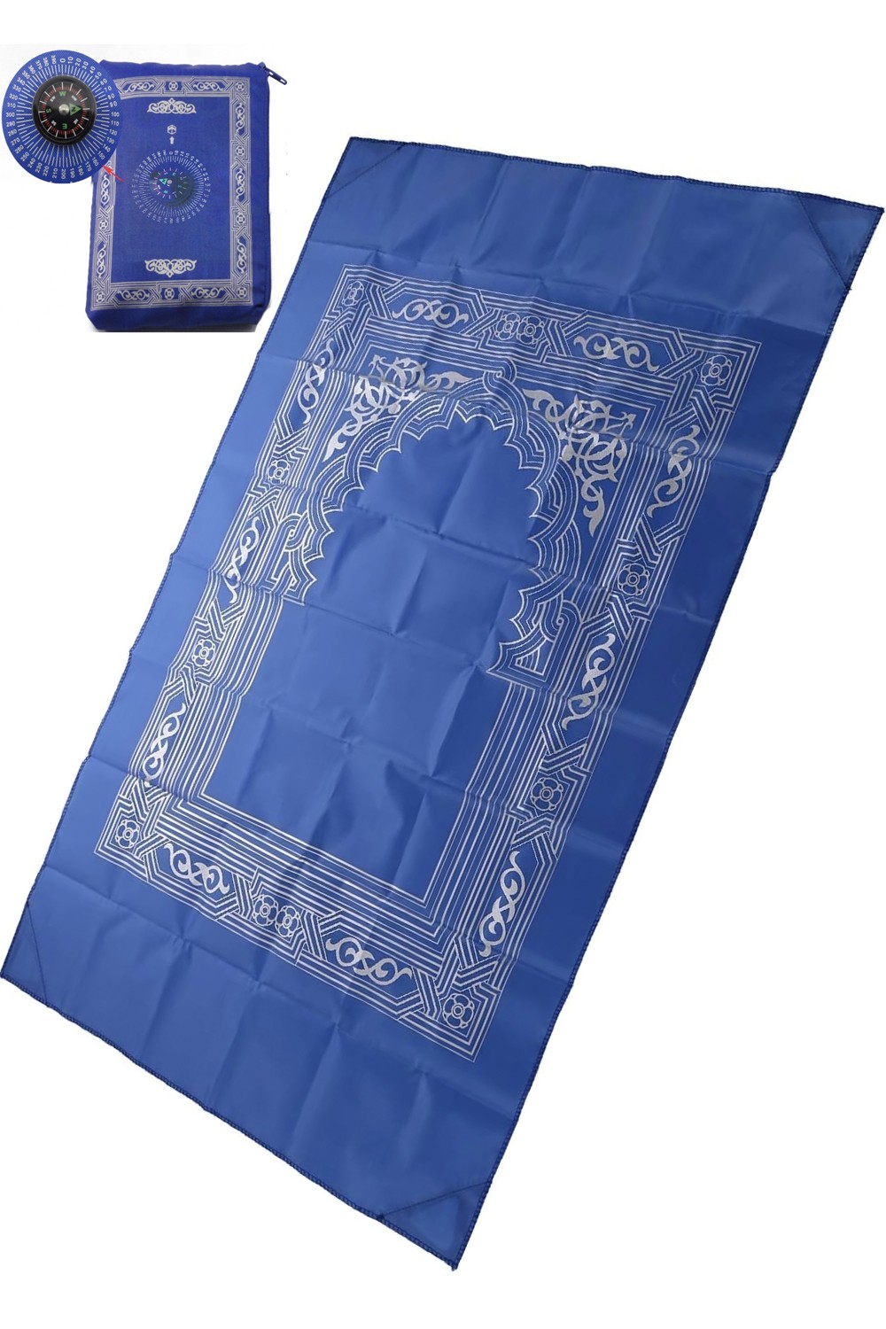 Taskumattonen rukousmatto kompassilla, matka-Sajada-Tapis de prière Sejjada-Safwa Boutique