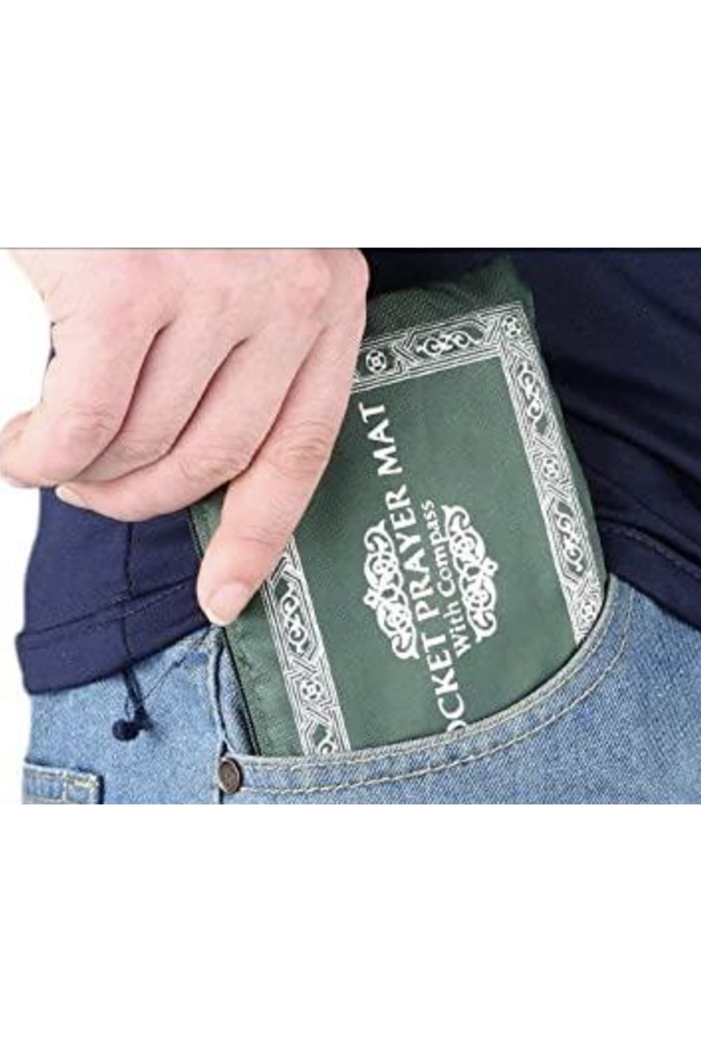 Fickbönsmatta med kompass, Rese-Sajada-Tapis de prière Sejjada-Safwa Boutique