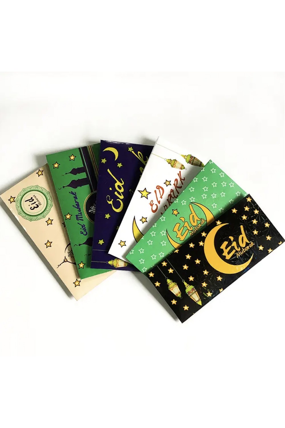 6 kpl taskusettiä lapsille Eid Mubarak, Pafu Käteislahjat ja lahjakorttikotelo Ramadanille-Cadeau Aïd-Safwa Boutique