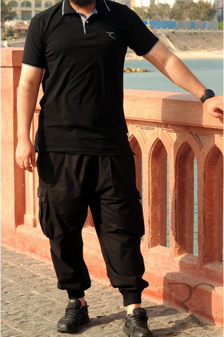 Oversized polo van 100% katoen Rayane 11PO-Tee-Shirts & Polos-Safwa Boutique