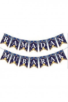 Bandroll "Ramadan Mubarak" - Festlig och Elegant Girland...