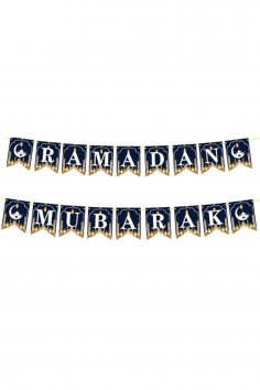 Banner "Ramadan Mubarak" - Festlig og Elegant Girlander... 2