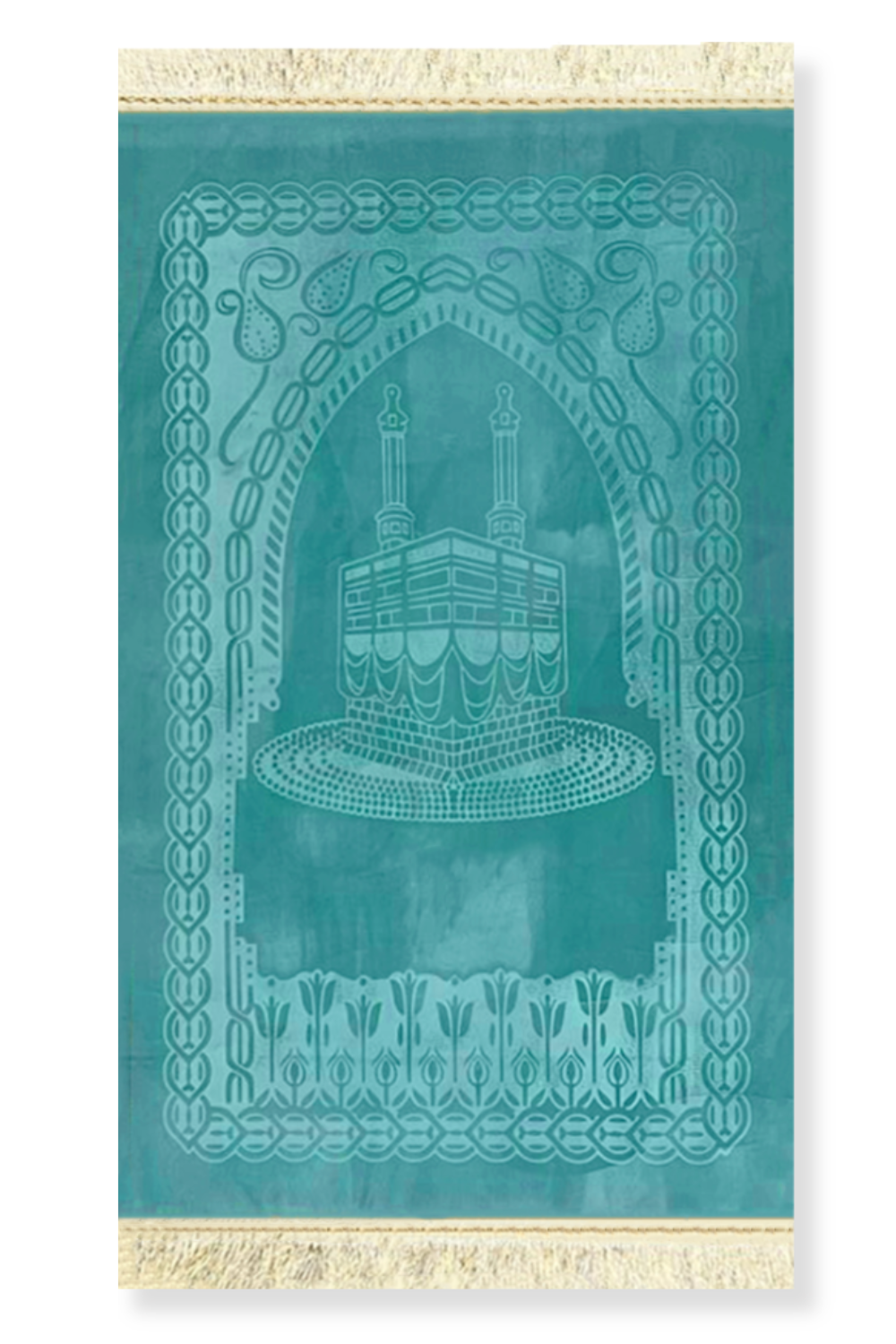 Muslimilahjasetti - Samettirukousmatto & Tyylikäs rukousnauha (Tasbih)-Lahjaideoita-Safwa Boutique