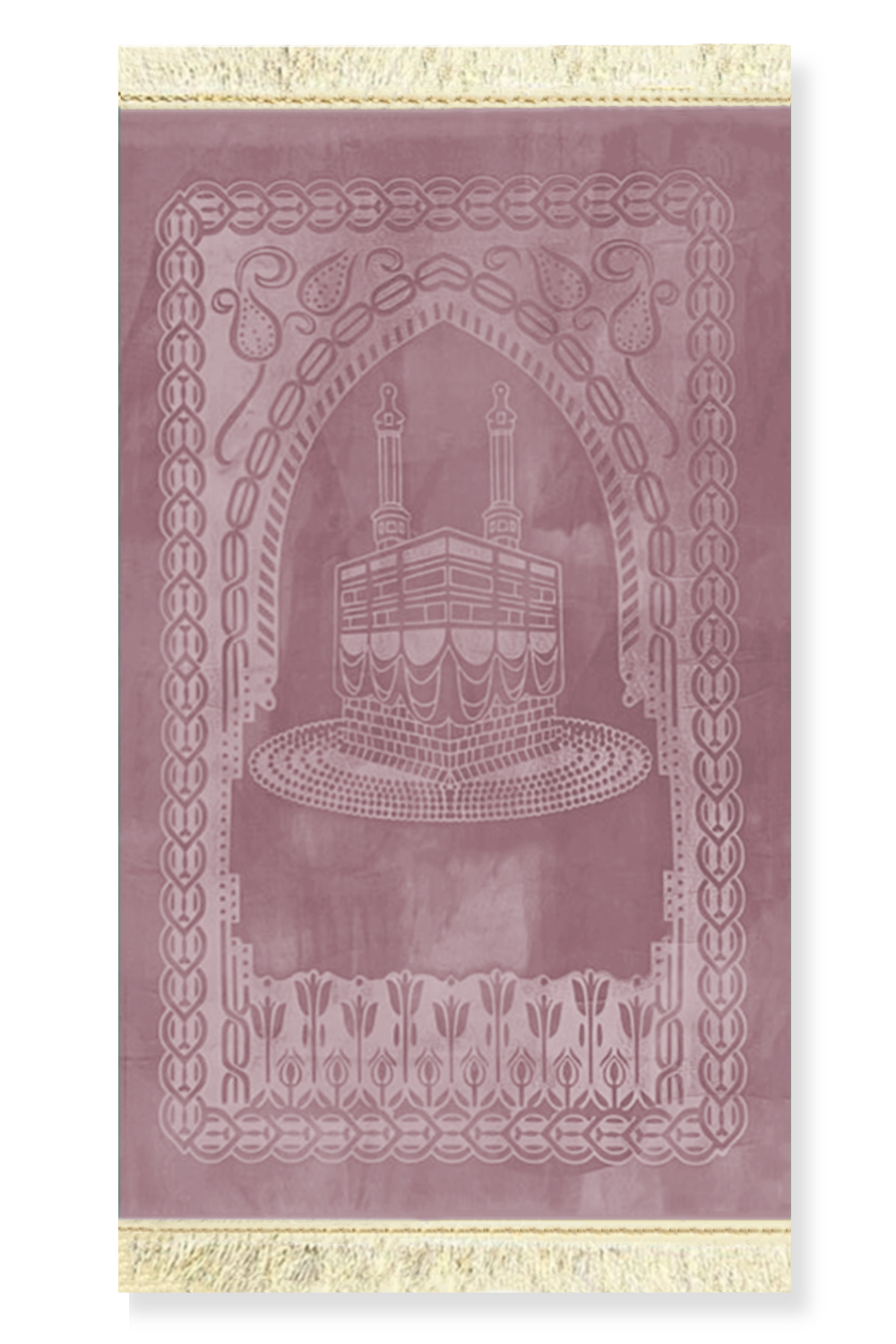 Muslimilahjasetti - Samettirukousmatto & Tyylikäs rukousnauha (Tasbih)-Lahjaideoita-Safwa Boutique