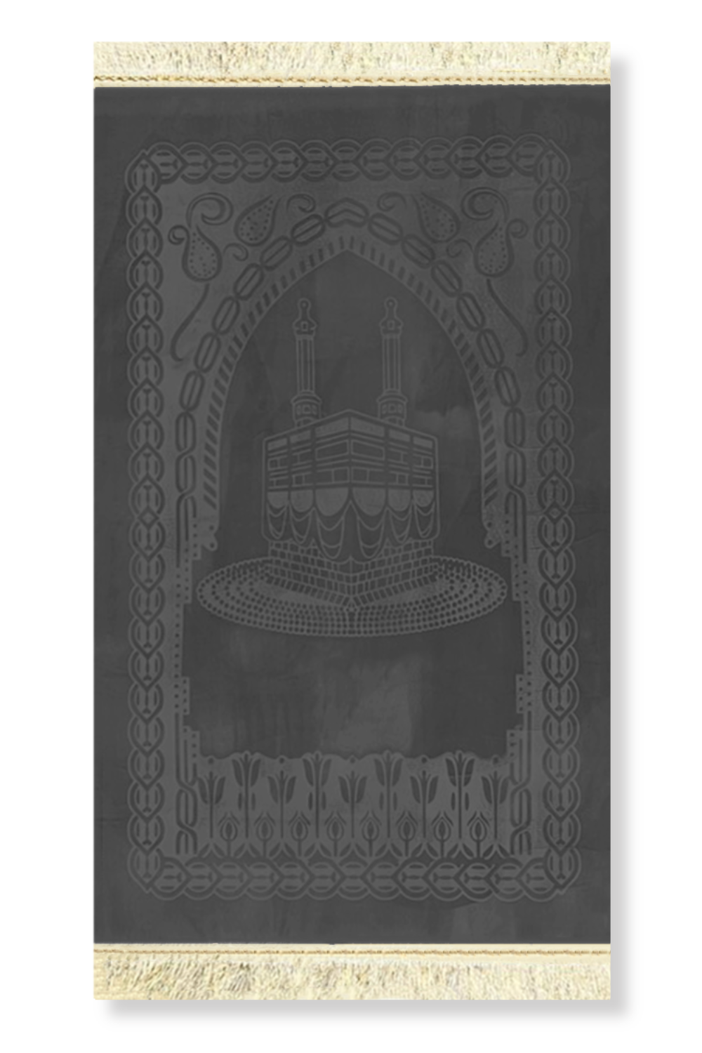 Muslimsk Gaveeske - Fløyelsbønneteppe & Elegant Rosenkrans (Tasbih)-Gaveideer-Safwa Boutique