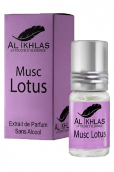 Lotus Musk 5mL - Alcohol-Free Perfume Extract - Al Ikhlas