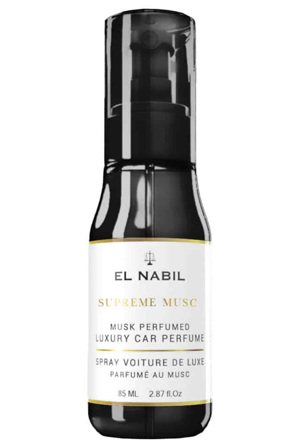Ylellinen auto-suihke Supreme Musk 85ml - El Nabil-Parfums voiture-Safwa Boutique