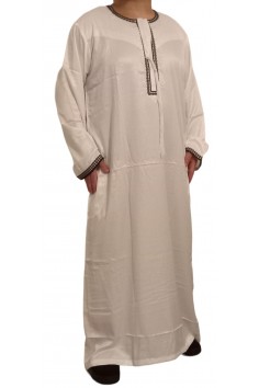 Omani Qamis i ädla satin tyg - Sultan