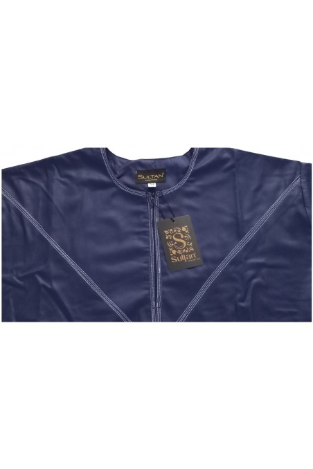 Emiratisk Qamis i dyrbar satin - Långärmad | Sultan-Qamis Homme-Safwa Boutique