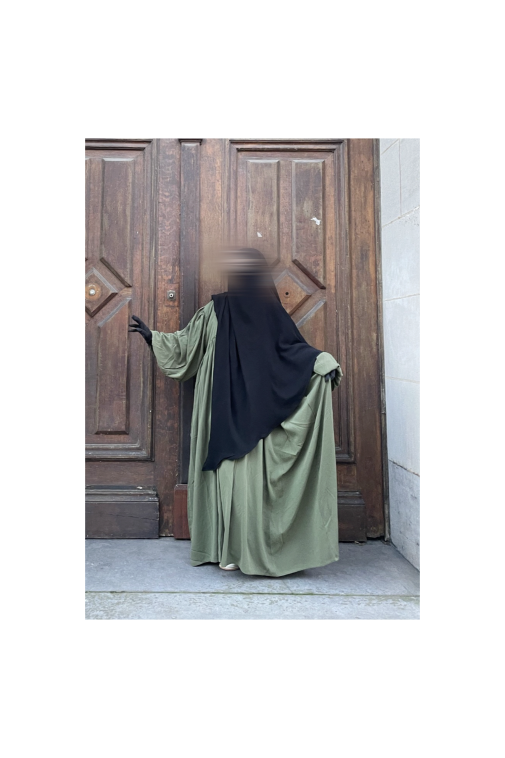 Abaya Rusia Mangas abullonadas - Dar Al Iman-Abaya & Robe-Safwa Boutique