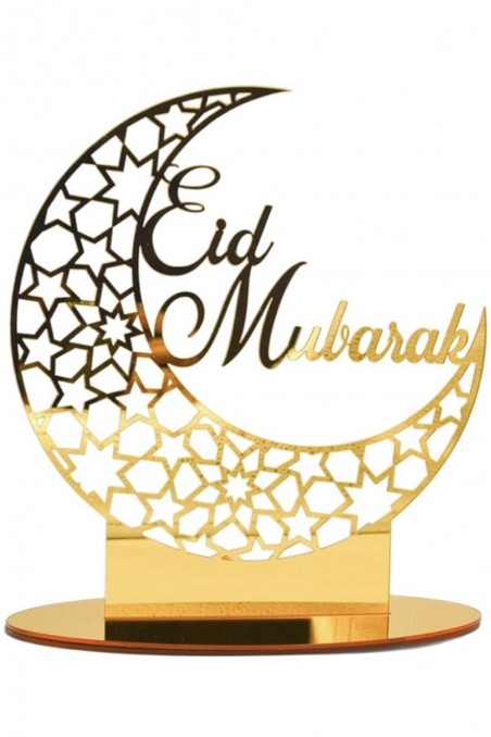 Islamisk akryl bordsdekoration - Eid Mubarak 2025-Décorations Aïd & Ramadan-Safwa Boutique