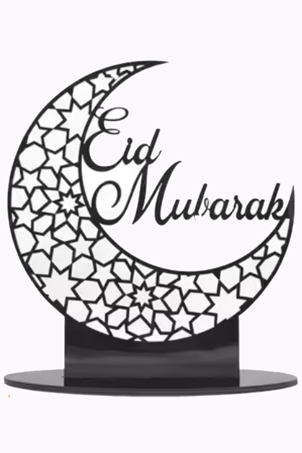 Islamisk akryl borddekoration - Eid Mubarak 2025-Décorations Aïd & Ramadan-Safwa Boutique