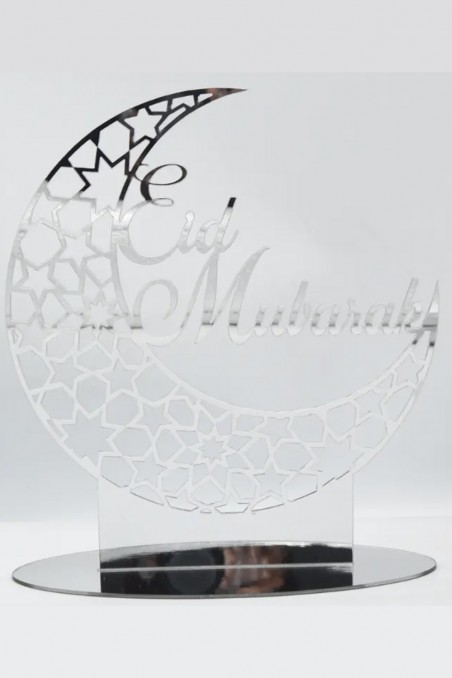 Islamisk akryl borddekoration - Eid Mubarak 2025-Décorations Aïd & Ramadan-Safwa Boutique