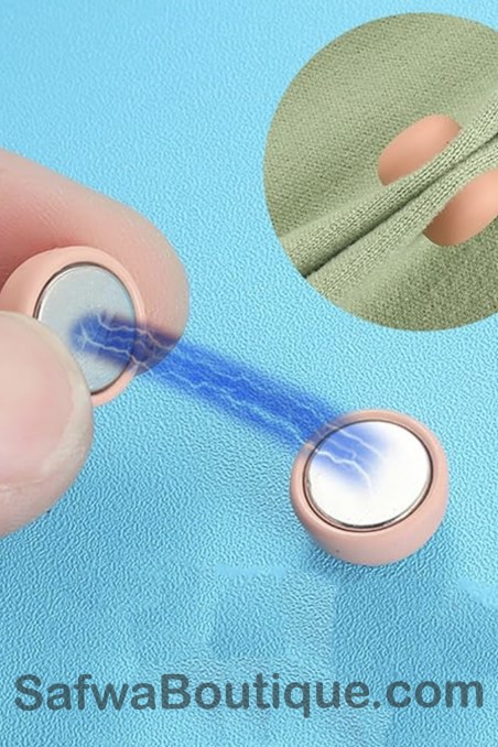 Alfinetes magnéticos multicoloridos para hijab - Broches práticos e versáteis-Accessoires-Safwa Boutique