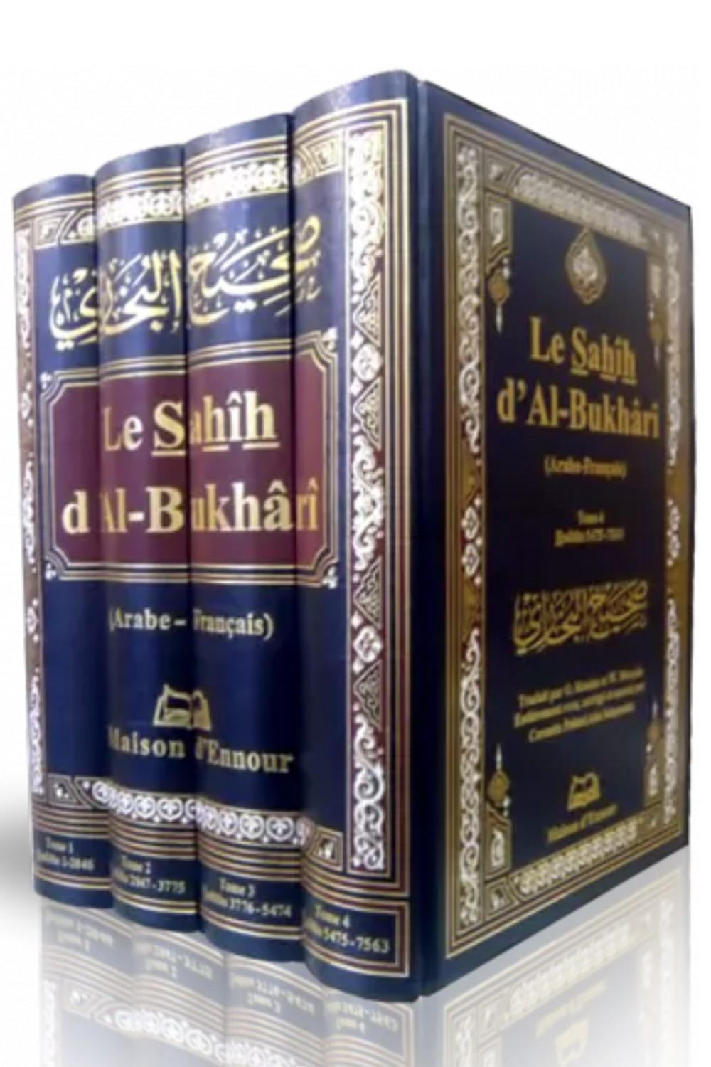 Sahih al-Bukhari - Vollständige Ausgabe Arabisch/Französisch (4 Bände) - Ausgaben Maison d'Ennour-Hadith-Safwa Boutique