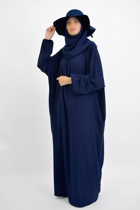 Abaya Jilbab Ajman con Sciarpa - Eleganza & Comfort | Moultazimoun-Abaya & Robe-Safwa Boutique