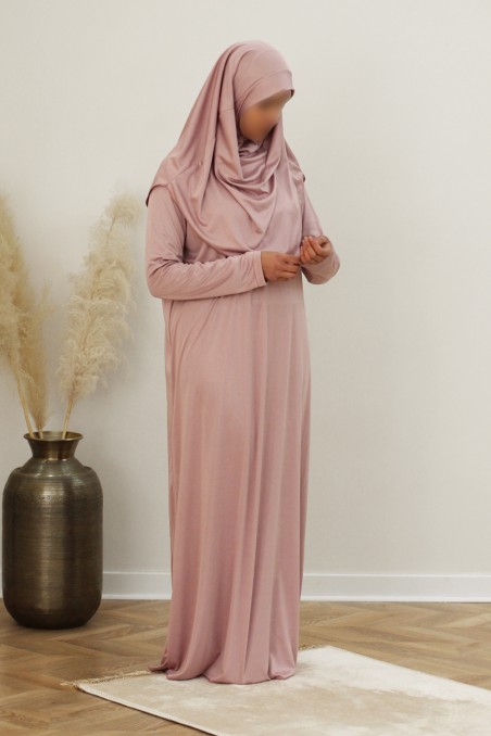 Vestido de oração com Hijab integrado-Tenue de prière-Safwa Boutique