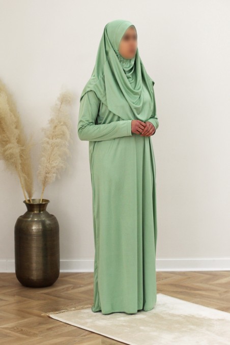 Robe de prière Hijab intégré-Tenue de prière-Safwa Boutique