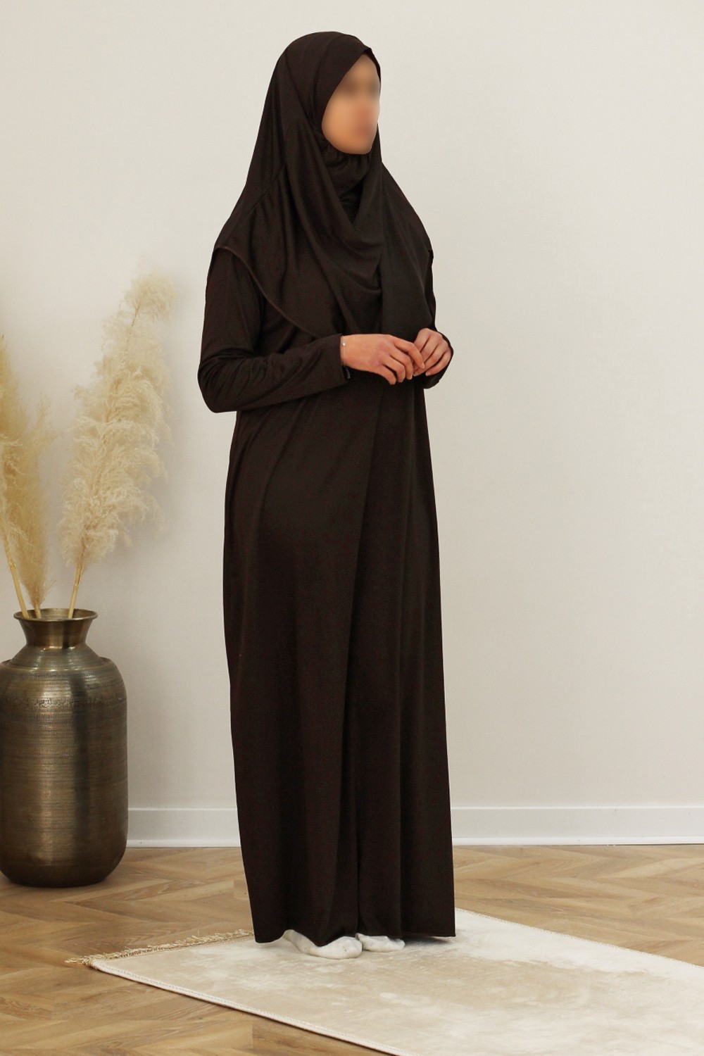 Bønnedrakt med integrert Hijab-Tenue de prière-Safwa Boutique