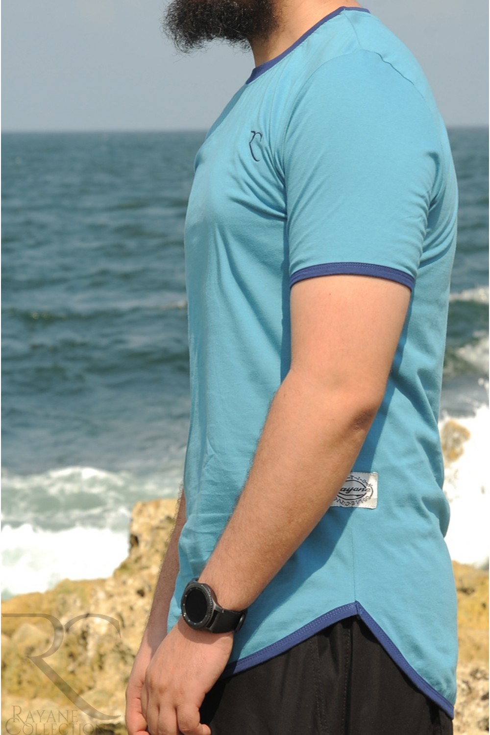 T-shirt oversize 100 % cotone Rayane 11TS-Tee-Shirts & Polos-Safwa Boutique