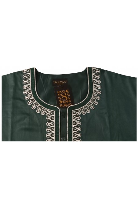 Klassisk Sultan Qamis Broderad - Långärmad | Sultan-Qamis Homme-Safwa Boutique