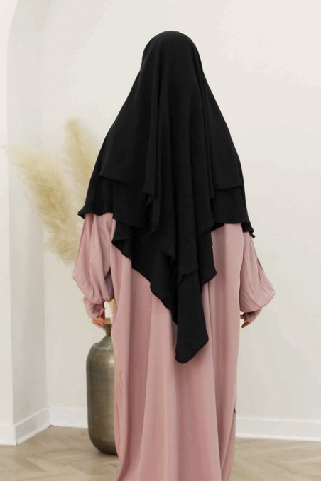 Khimar Jazz 2 véus - Coleção Safwa-Hijab & Khimar-Safwa Boutique