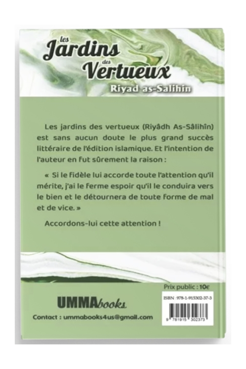 De rättfärdigas trädgårdar (Riyad as-Salihin) av An-Nawawi - Umma Books utgåvor-Hadith-Safwa Boutique