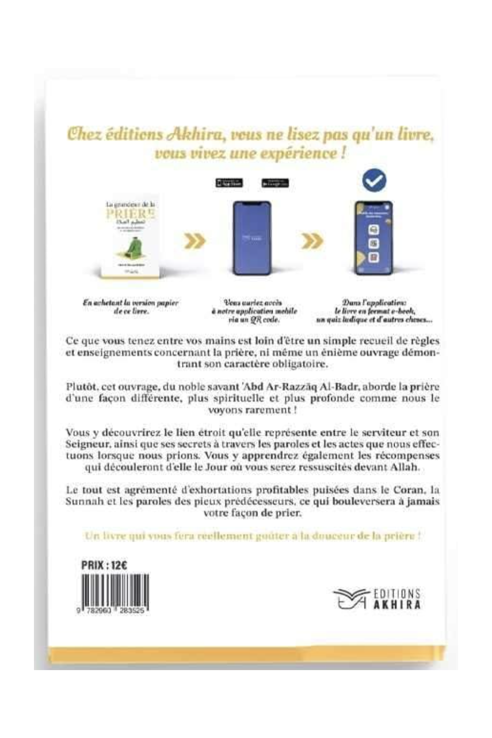 La Grandezza della Preghiera di 'Abd Ar-Razzāq Al-Badr - Edizioni Akhira-Rappels & Invocations-Safwa Boutique