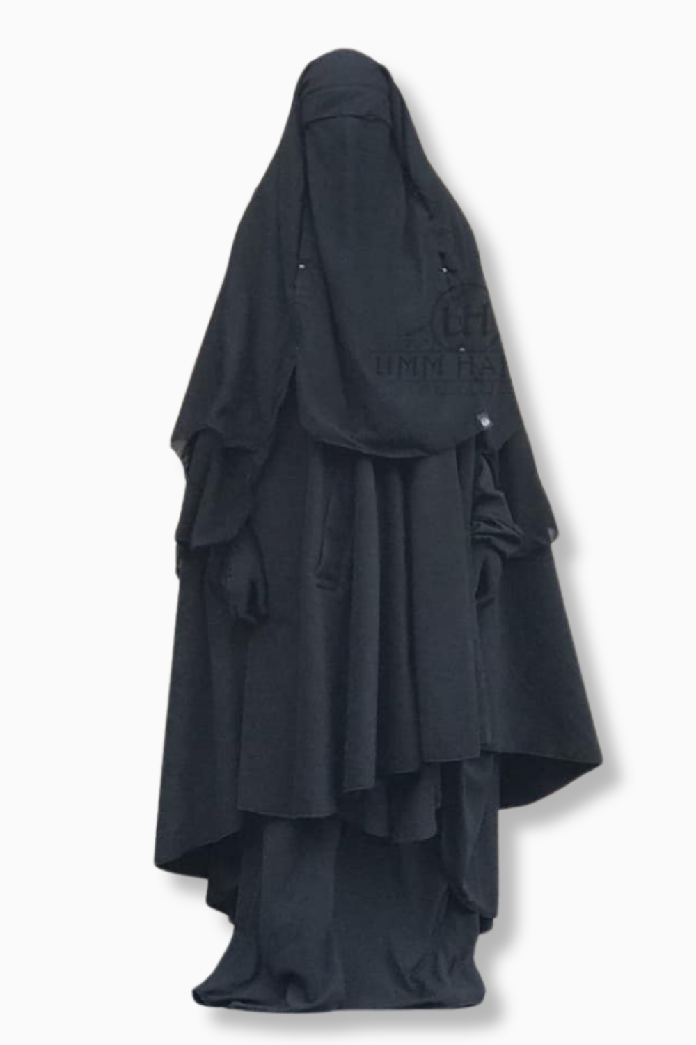 Niqab / Sitar met pet met clips 1,50 m – Umm Hafsa-Niqab & Sitar-Safwa Boutique