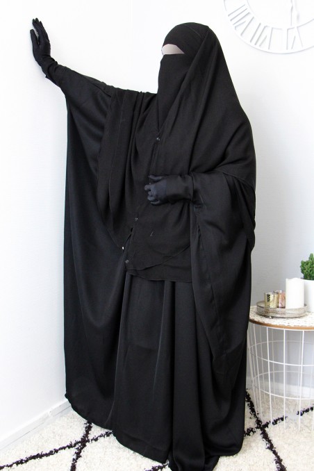 2-delt Clip Niqab 1,5 m Umm Hafsa-Niqab & Sitar-Safwa Boutique