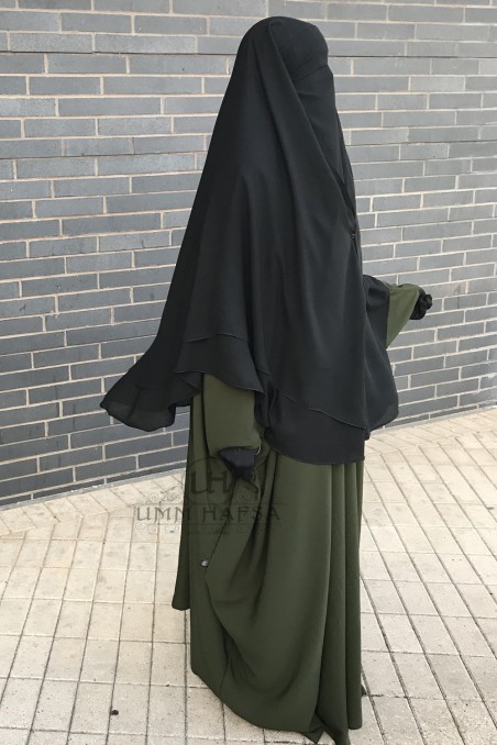 2-delige Clip Niqab 1,5 m Umm Hafsa-Niqab & Sitar-Safwa Boutique
