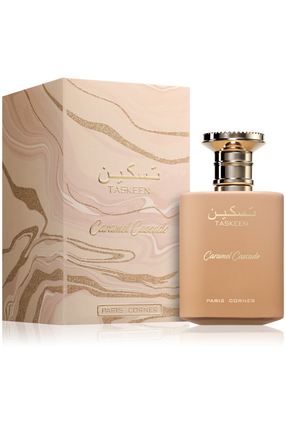Eau de Parfum Paris Corner Taskeen Karamel Cascade 100mL - Emir Paris Corner-Parfums Dubaï-Safwa Boutique