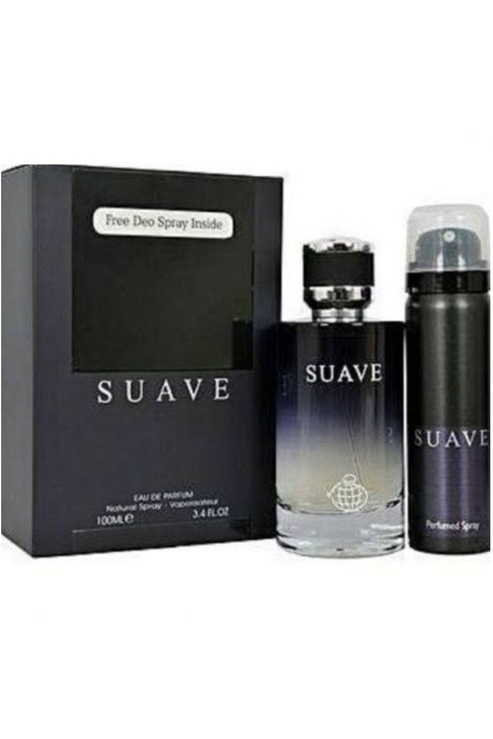 Suave Eau de Parfum 100 mL + Desodorante de regalo - Fragancia Mundial-Parfums Dubaï-Safwa Boutique