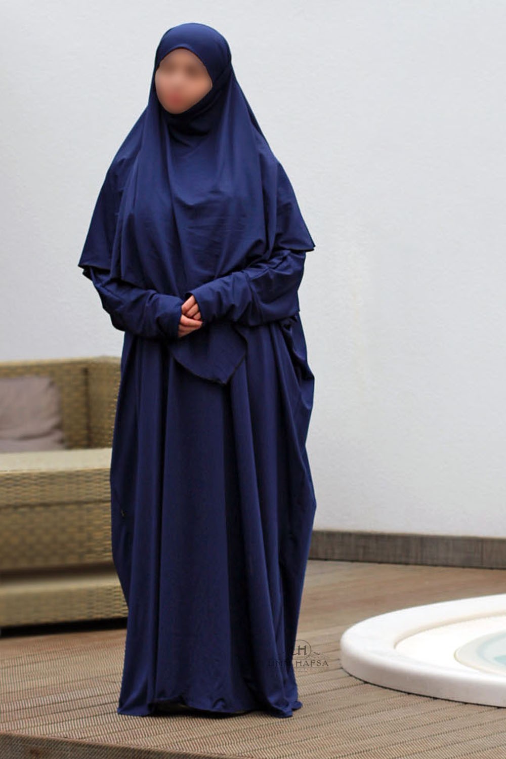 Abaya de Baño de 3 Piezas por Umm Hafsa - Elegancia y Recato en la Playa-Sport & Burkini-Safwa Boutique