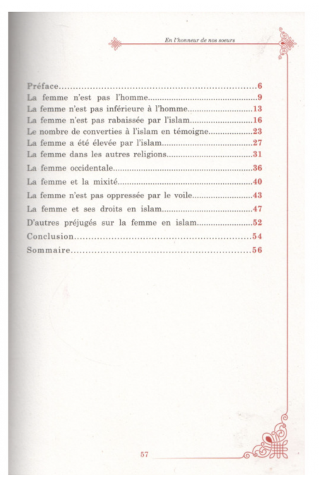 En l'honneur de nos sœurs - Dignité de la femme en islam de Rachid Maach – Éditions Les Pieux Prédécesseurs-Femme musulmane-Safwa Boutique