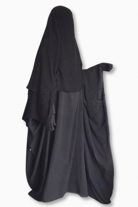 Niqab / Sitar kappe med klips 1,40 m – Umm Hafsa-Niqab & Sitar-Safwa Boutique