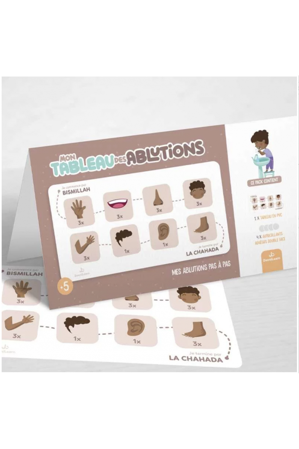 Mitt vaskediagram: mine vaskeritualer trinn for trinn - EDITION DeeniLearn-Livres Enfants-Safwa Boutique