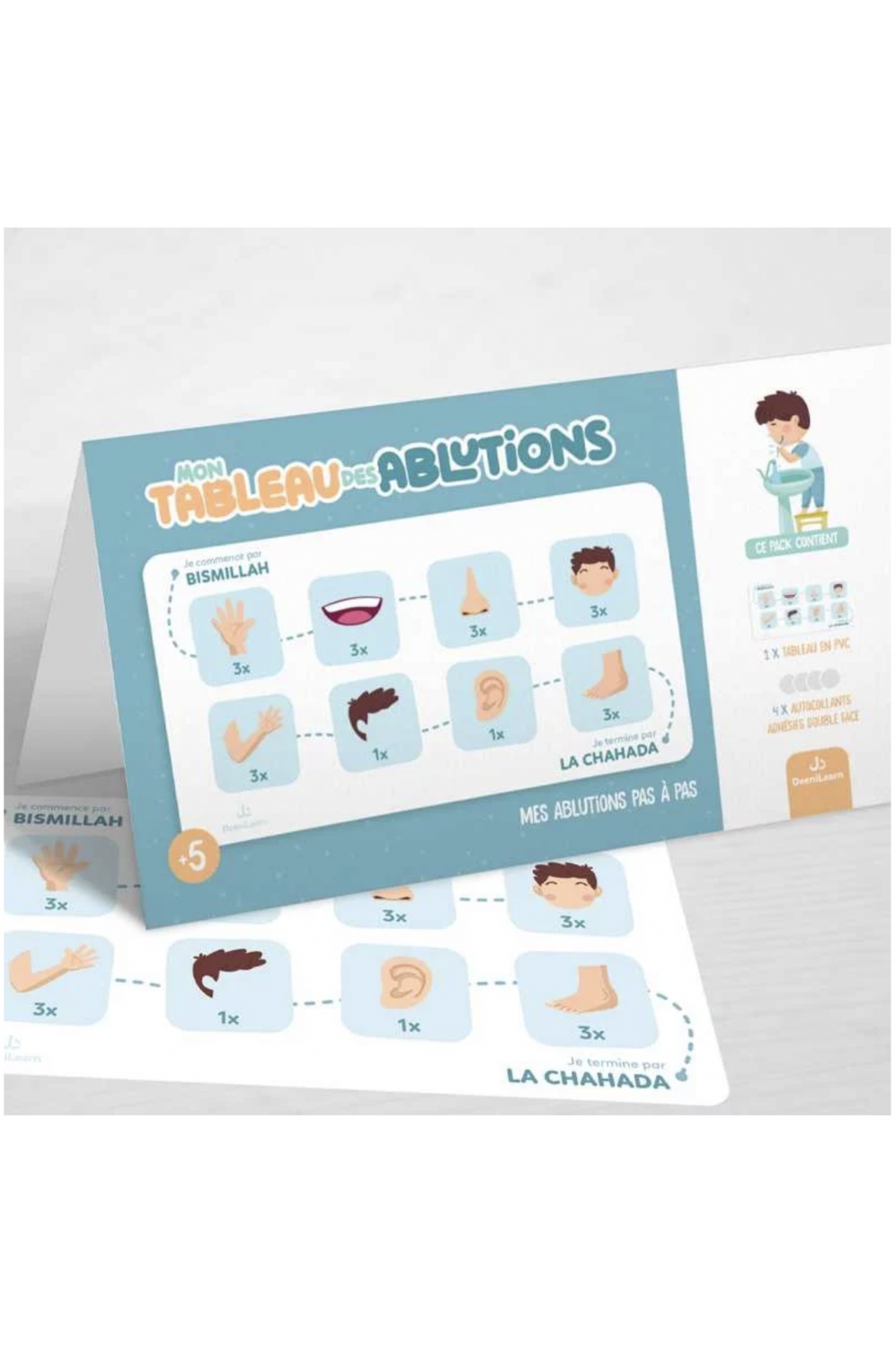 Mitt vaskediagram: mine vaskeritualer trinn for trinn - EDITION DeeniLearn-Livres Enfants-Safwa Boutique