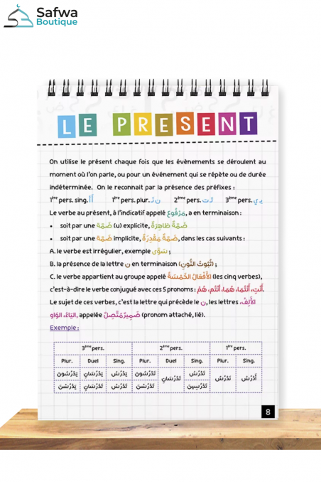 Ord Blandet - 20 verb konjugert i nåtid og fortid | AL QAMAR-utgaver-Tafsir & Coran-Safwa Boutique