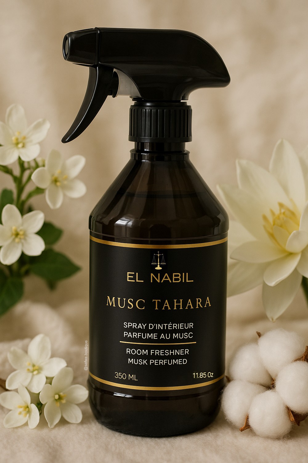 Interieurspray, Kamer Verfrisser Musc Tahara 350mL - El Nabil-Parfums d'Ambiance-Safwa Boutique