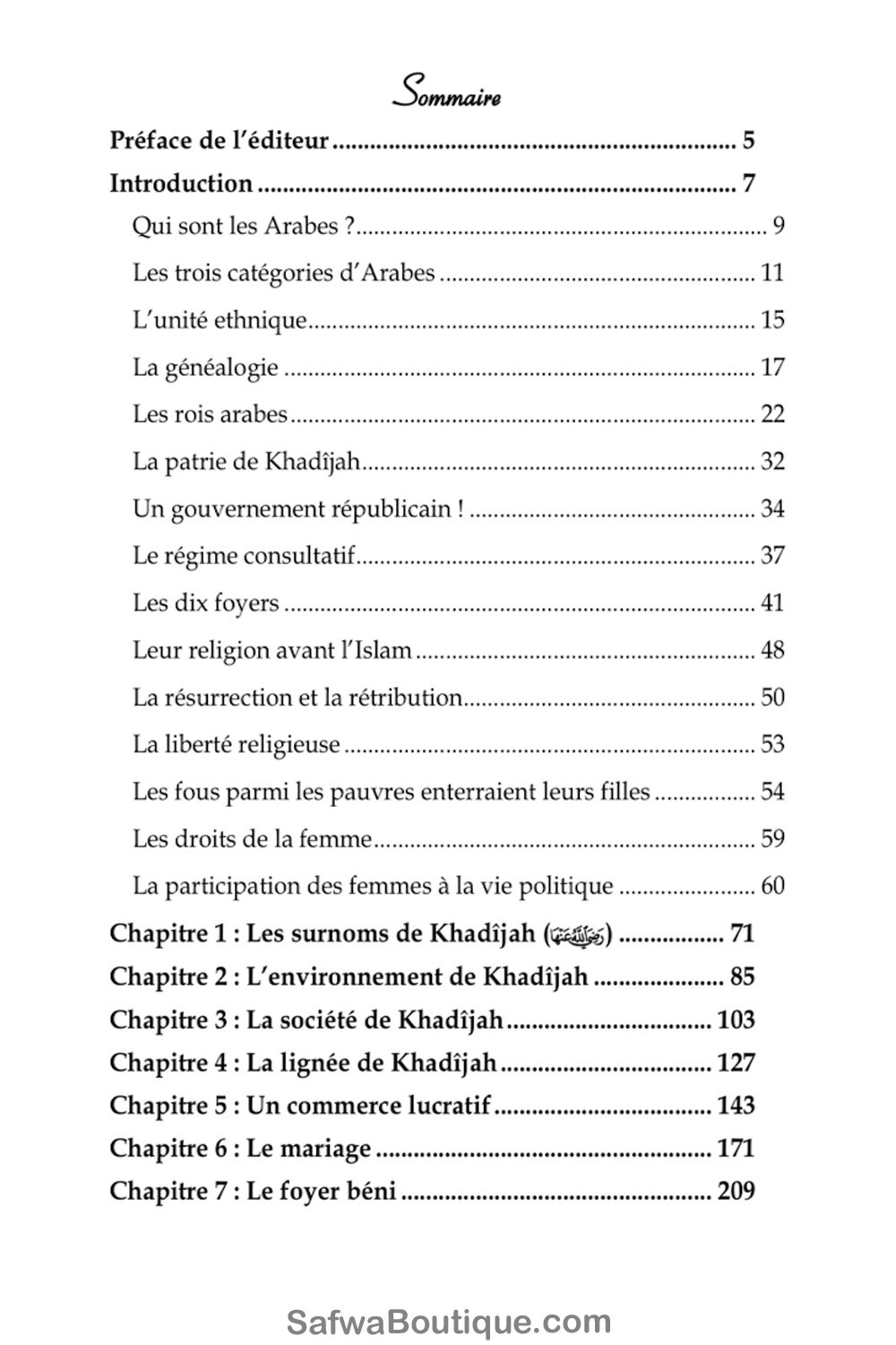 KHADIJA Moderen til de troende - AL IMAM udgaver-Histoire & Biographie-Safwa Boutique