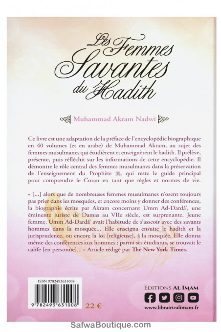 Las mujeres eruditas del hadith - Ediciones AL IMAM-Femme musulmane-Safwa Boutique