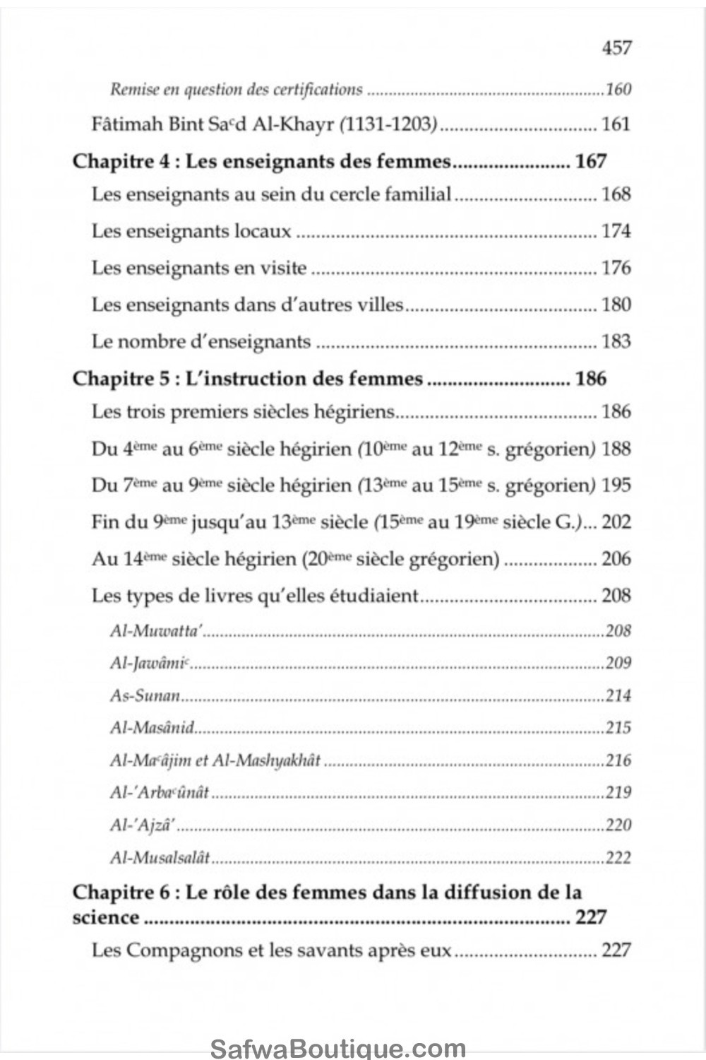 De lærde kvinder i hadith - AL IMAM-udgaver-Femme musulmane-Safwa Boutique