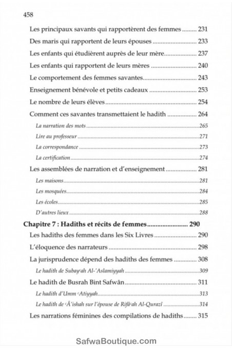 Les femmes savantes du hadith - Éditions AL IMAM-Femme musulmane-Safwa Boutique