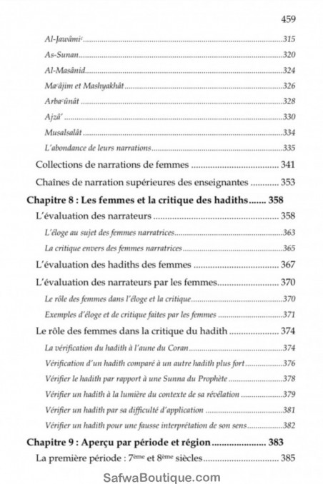 De geleerde vrouwen van de hadith - Uitgaven AL IMAM-Femme musulmane-Safwa Boutique