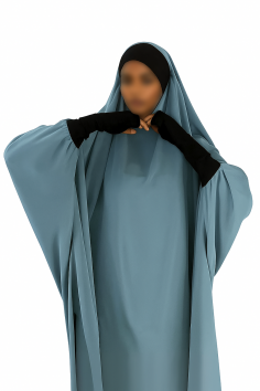 Jilbab Makkah 2 Piezas - Elegancia y Ligereza | Moultazimoun 2